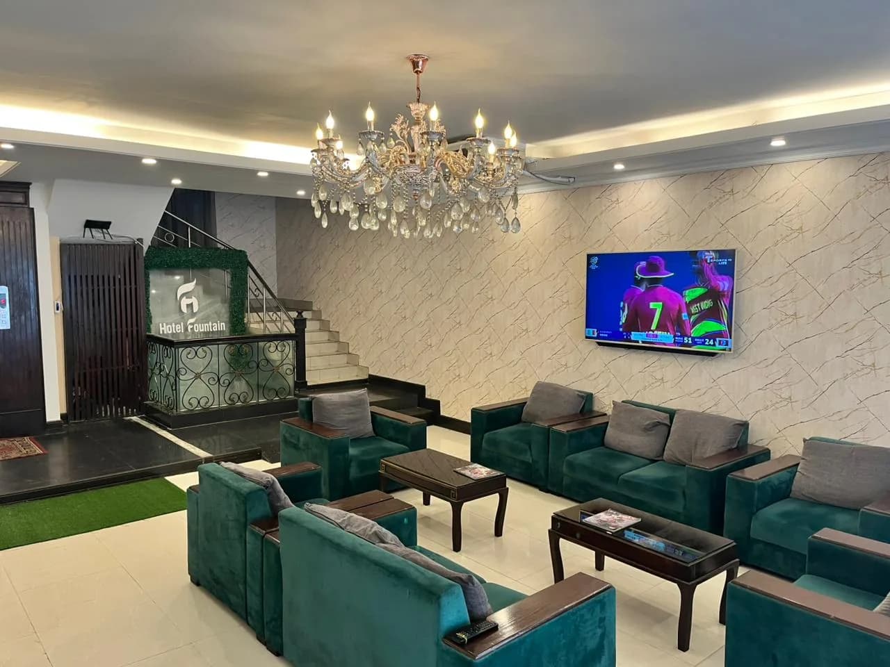 Lobby at Hotel Fountain, Nikunja-02, Dhaka
